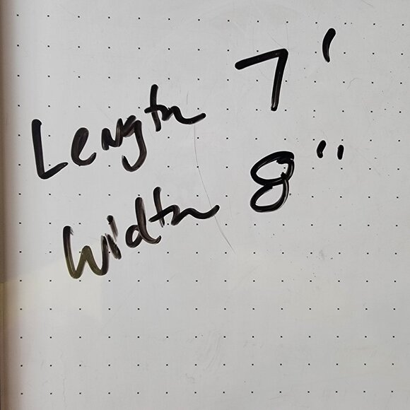 Vintage homemade scarf crocheted bright red fringe 7' long‎ - Picture 8 of 8